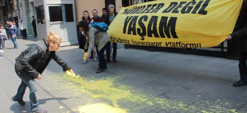 Nükleere Karşı Rusya Konsaolosluğu Önünde Eylem / 14 Nisan 2015