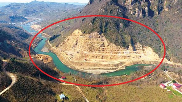 Ordu’da tarihi kalenin altında dinamit patlatıldı