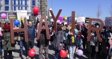 Yaşam alanı savunucularından ‘Hayır de bahar gelsin’ eylemi