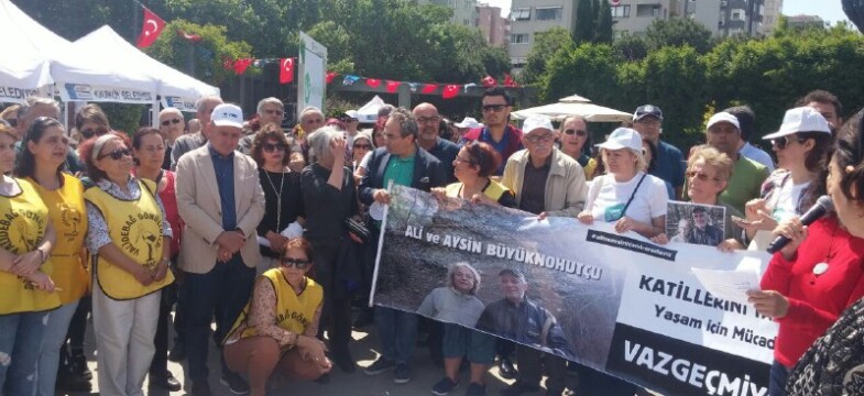 Ali Ulvi ve Aysin Büyüknohutçu İçin Kadıköy Çevre Festivalinde Basın Açıklaması Yapıldı