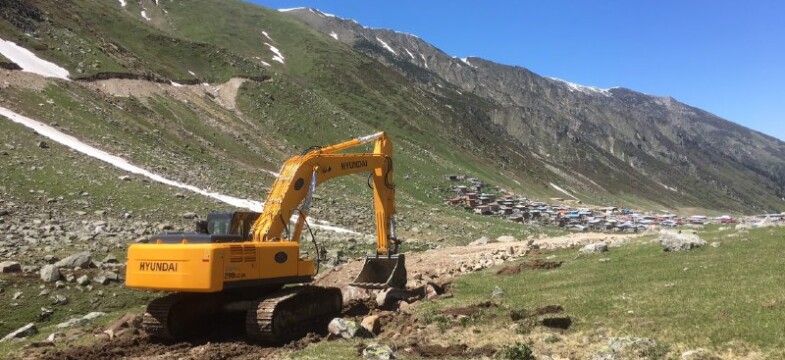 Yeşil Yol Çalışması Yeniden Başladı