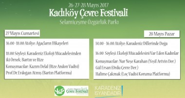 Kadıköy Çevre Festivalinde Buluşuyoruz