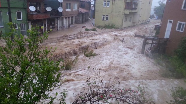 Bartın Kurucaşile’de Sel