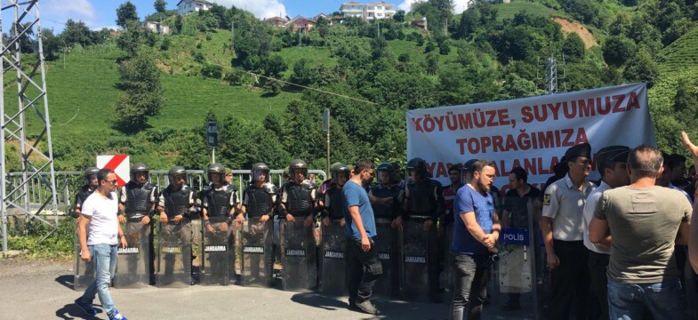 Rize Pazar’da başlatılan taşocağı projesinin ilk duruşması gerçekleşti
