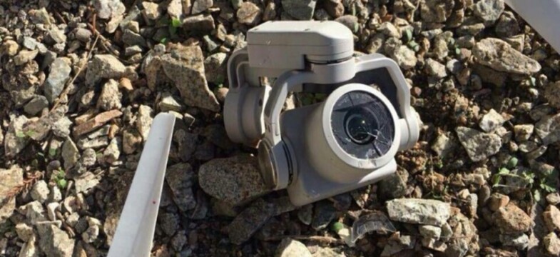 Artvin kartalı, yuvasının üzerinde uçurulan HES drone’nunu parçaladı