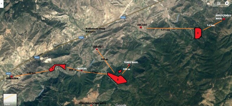 Kastamonu’da 3 maden projesine ÇED gerekli değildir kararı