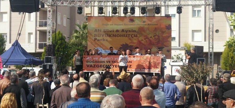 Doğa ve Yaşam Savunucuları Büyüknohutçu çifti için buluştu: Doğadan ve yaşamdan asla vazgeçmeyeceğiz