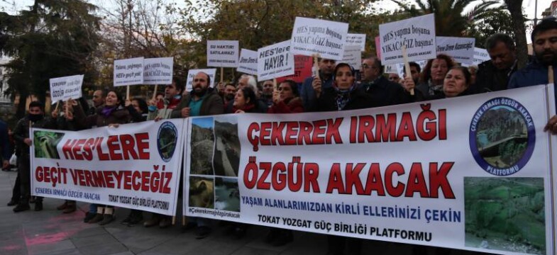 Çekerek’te yapılacak HES’e karşı yürüdüler: Geleceğimizi mahvediyor