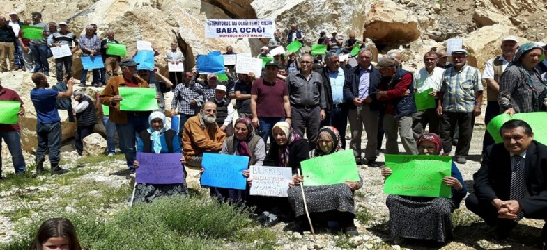 Kalker ocağı için kapasite artırımı yapılmasına engel