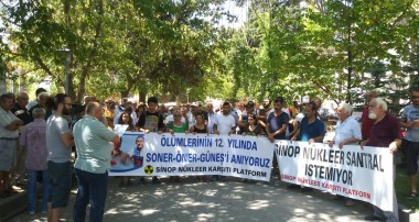 Nükleersiz bir yaşam yolunda hayatını kaybedenler Sinop’ta anıldı