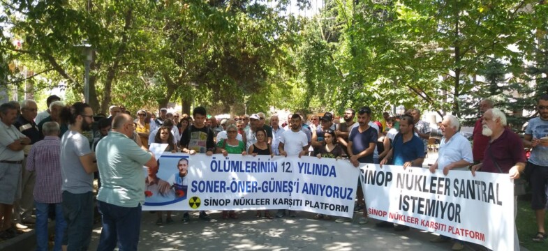 Nükleersiz bir yaşam yolunda hayatını kaybedenler Sinop’ta anıldı