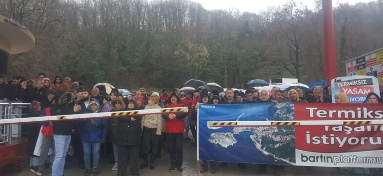 Amasra’da termik santral protestosu: Kurdurmayacağız