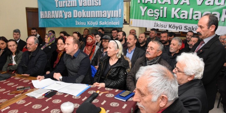 Arkeolojik sit alanları barındıran vadideki mermer ocağına tepki