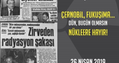 Basın Açıklaması: Çernobil’in 33.yılı