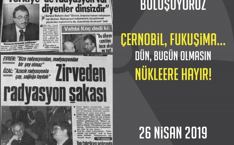 Basın Açıklaması: Çernobil’in 33.yılı