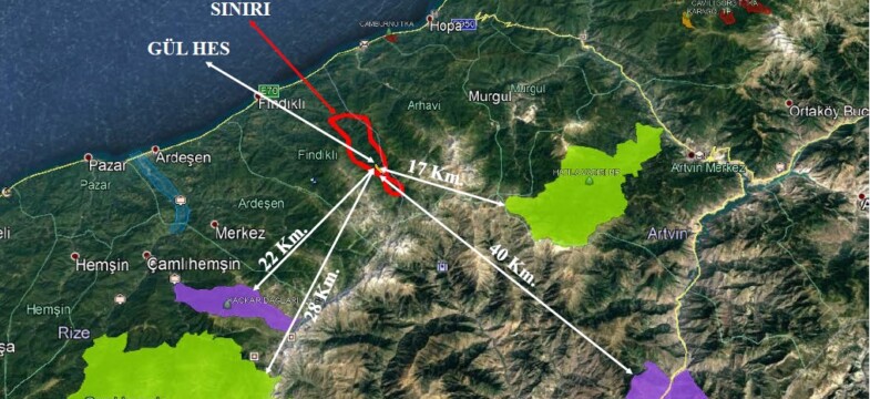 Fındıklı Solarez Deresine HES Projesi