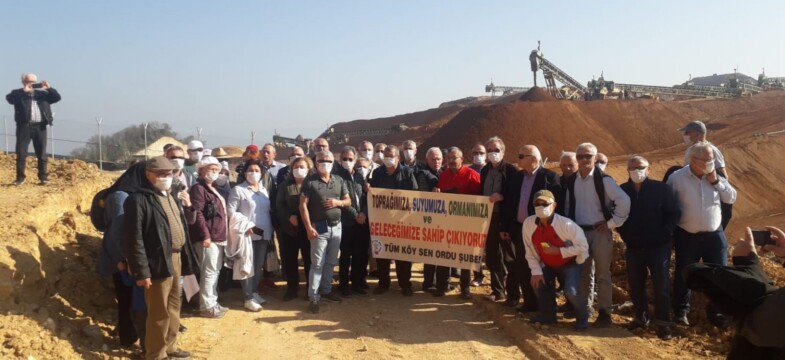 Siyanürcü Altıntepe Madencilik, Fatsa halkı tarafından protesto edildi