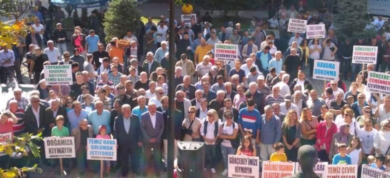 Zonguldak’ta biyokütle enerji santraline karşı eylem