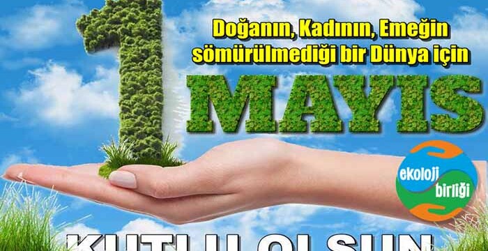 Emeğin, Kadının, Doğanın Sömürülmediği Bir Dünya İçin: Yaşasın 1 Mayıs!