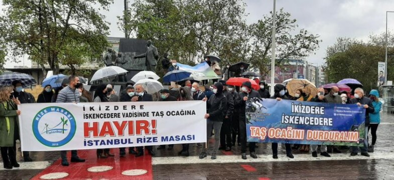 Yaşam Savunucuları “İkizdere Vadisi Taş Ocaklarına Kurban Edilemez” Dedi