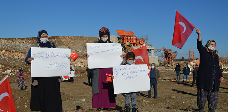 Köylülerin ‘taş ocağı’ isyanı