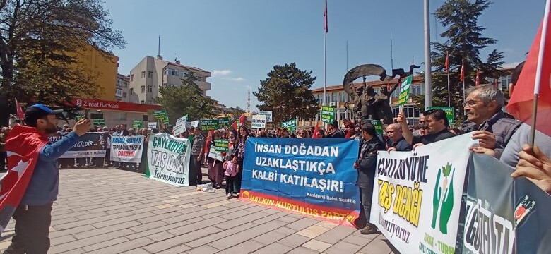 Bizler taş değil, aş üretmek istiyoruz