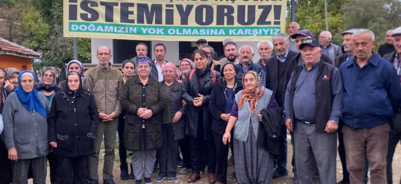 Çorumlulardan taş ocağı projesinin iptali davasına çağrı: “Köyümüzü, toprağımızı vermeyeceğiz”