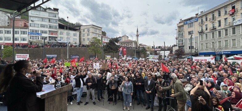 Giresunlular AKP’li Alagöz’e seslendi: “Andır galsın madeniniz”