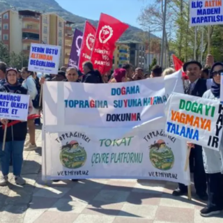 Tokat’ta maden projelerine karşı eylem