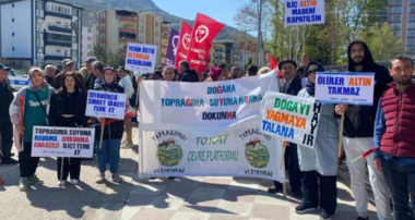 Tokat’ta maden projelerine karşı eylem